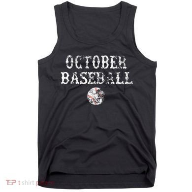 October Baseball Vintage Playoff Tank Top