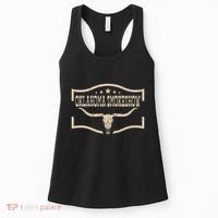 Oklahoma Bullskull With Feathers And Dreamcatcher Smokeshow Women's Tank Top thumb 0