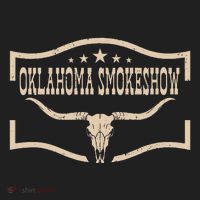 Oklahoma Bullskull With Feathers And Dreamcatcher Smokeshow Hat thumb 2