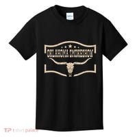 Oklahoma Bullskull With Feathers And Dreamcatcher Smokeshow Kids T-Shirt thumb 0