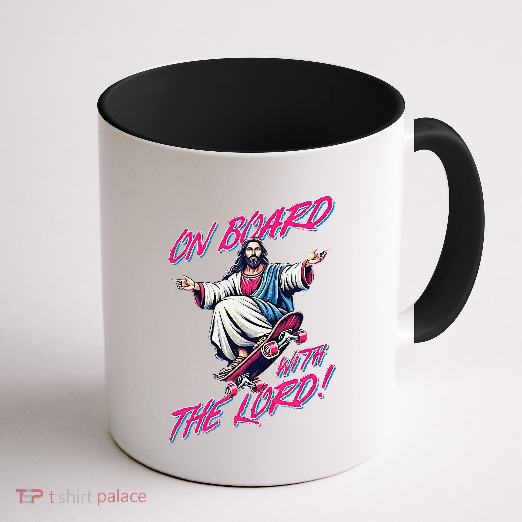 On Board With The Lord Jesus Coffee Mug