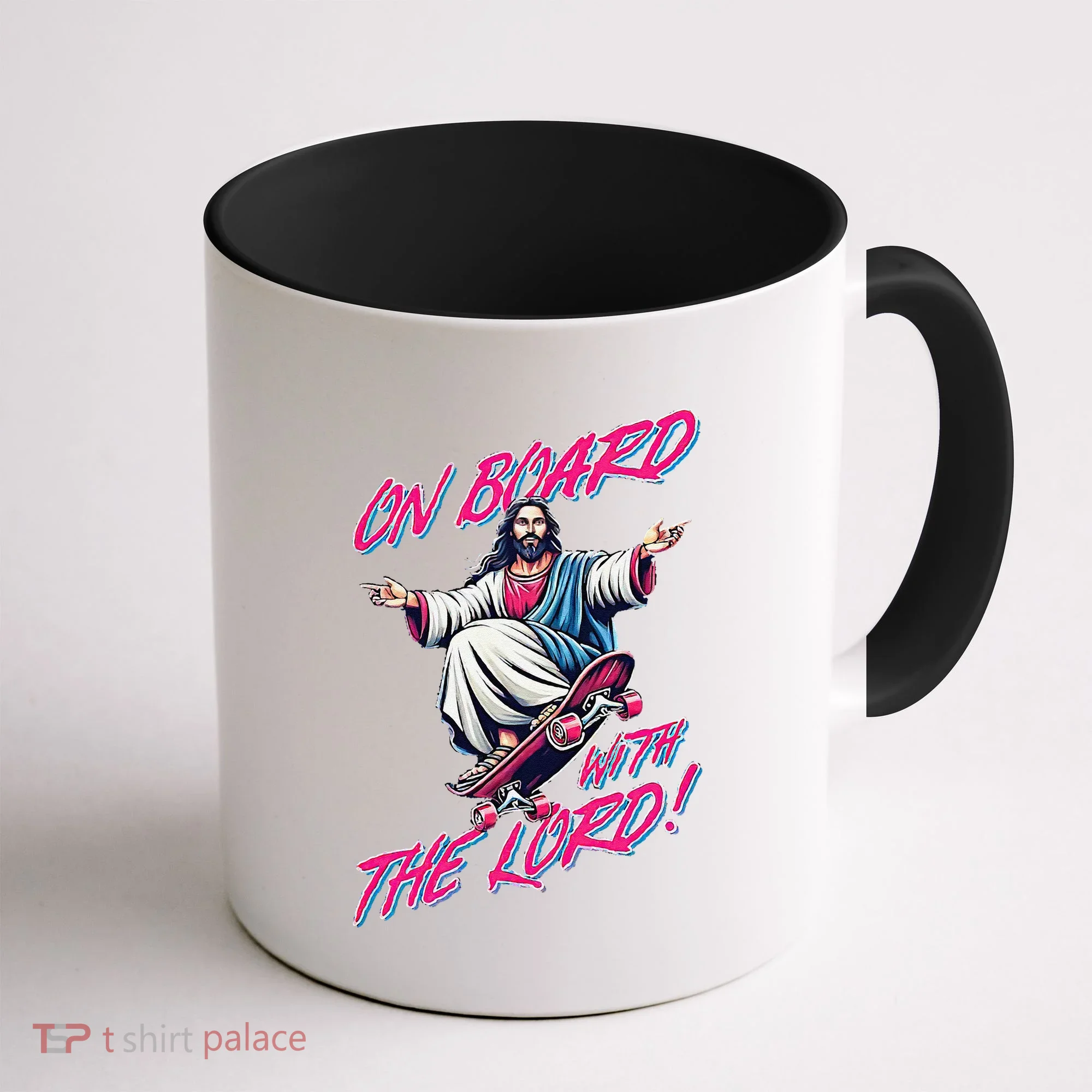 On Board With The Lord Jesus Coffee Mug
