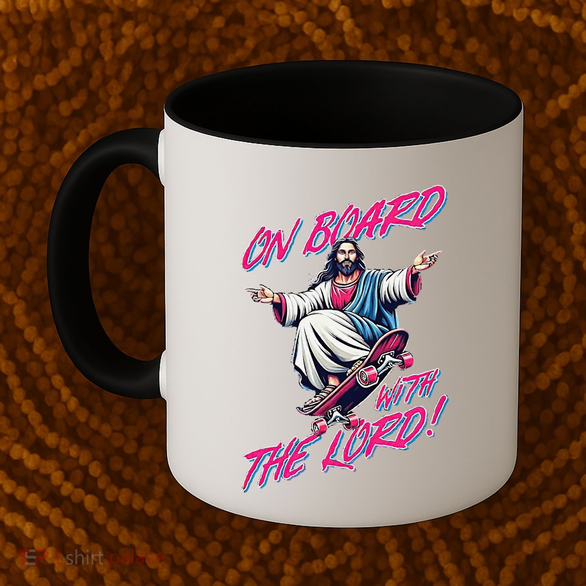 On Board With The Lord Jesus Coffee Mug