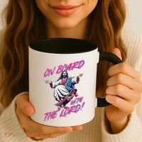 On Board With The Lord Jesus Coffee Mug thumb 3