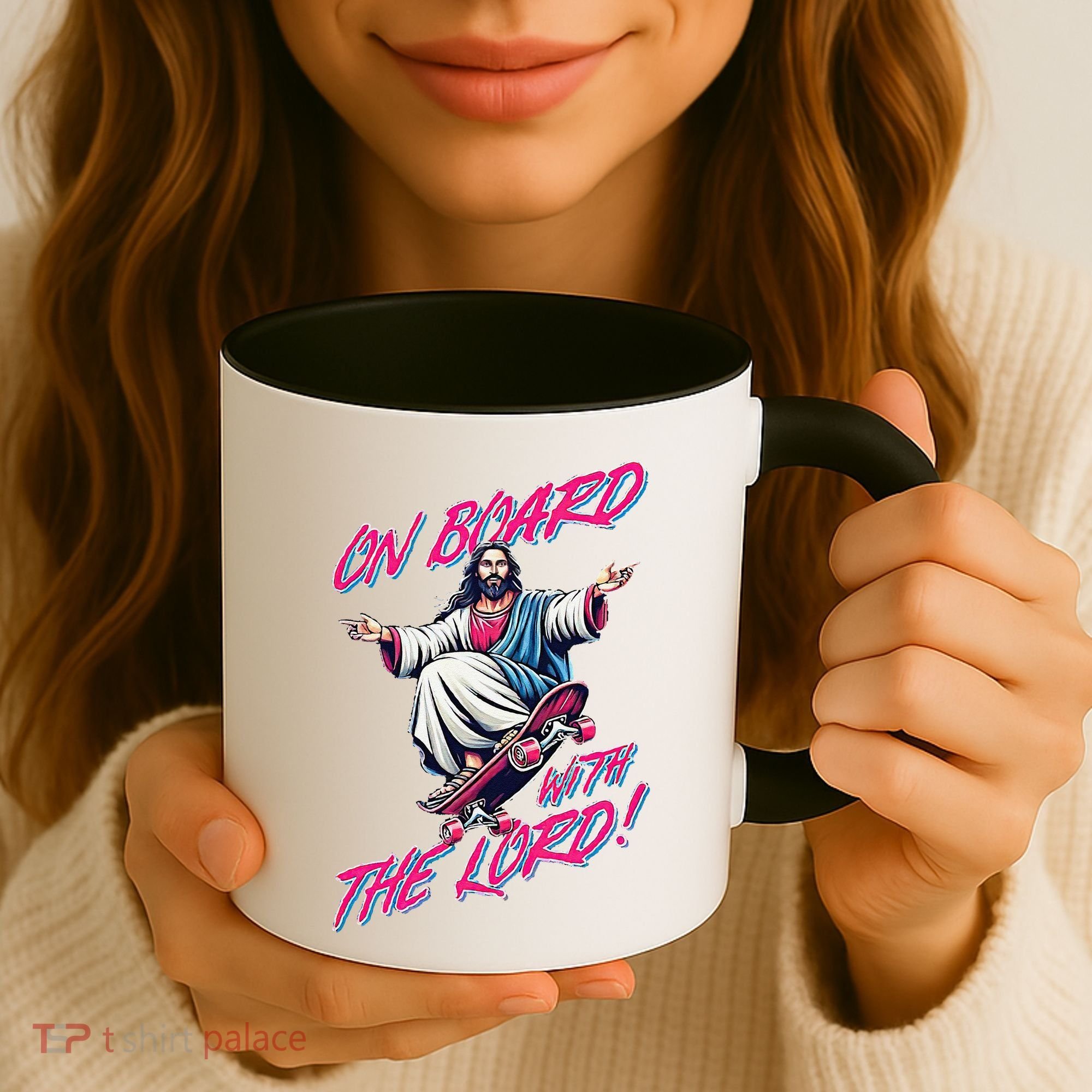 On Board With The Lord Jesus Coffee Mug