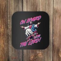 On Board With The Lord Jesus Coaster thumb 0