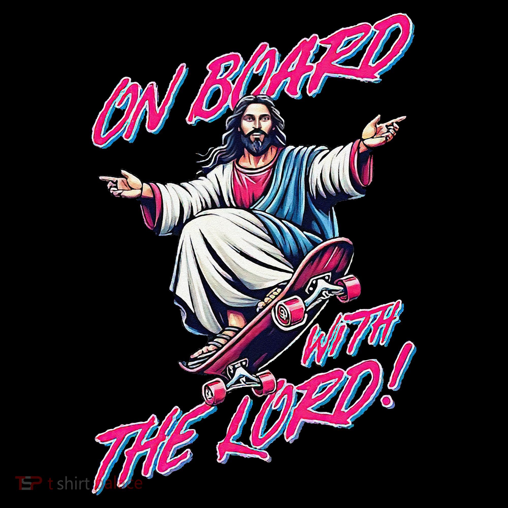 On Board With The Lord Jesus Baby Bodysuit