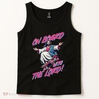 On Board With The Lord Jesus Tank Top thumb 2