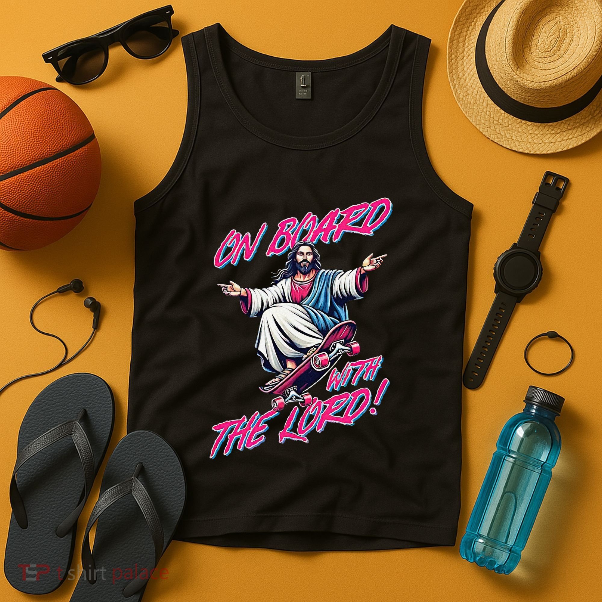 On Board With The Lord Jesus Tank Top