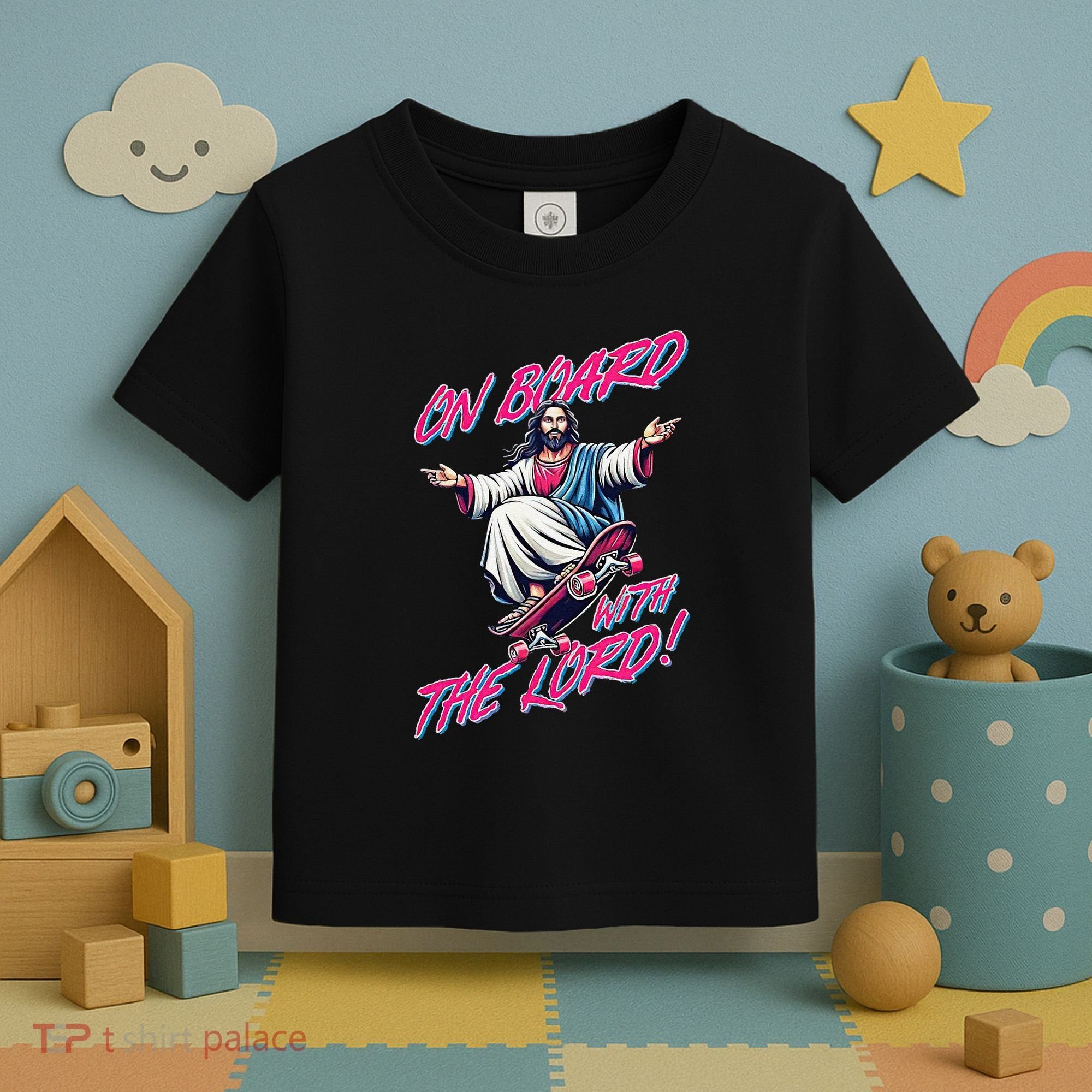 On Board With The Lord Jesus Toddler T-Shirt