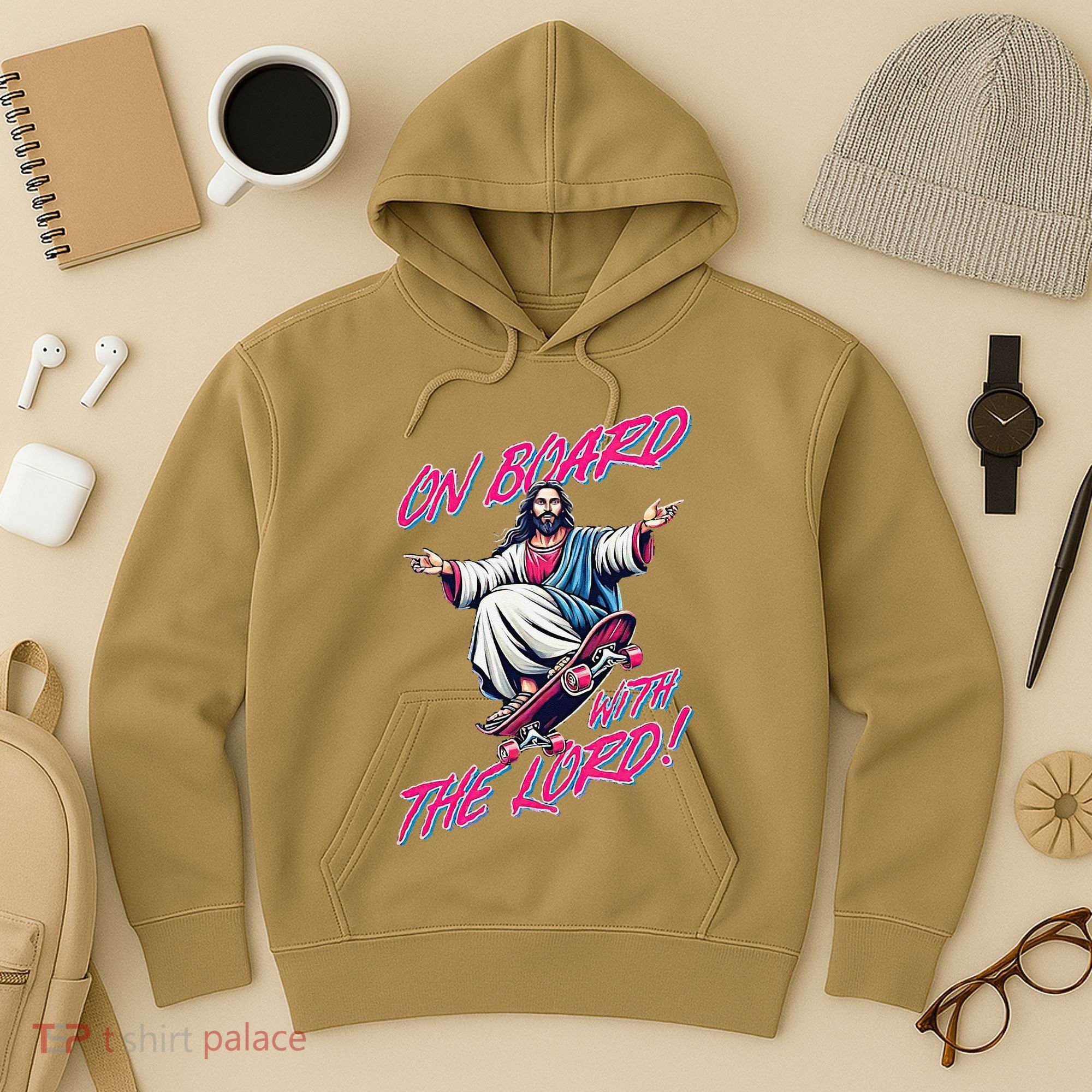 On Board With The Lord Jesus Hoodie