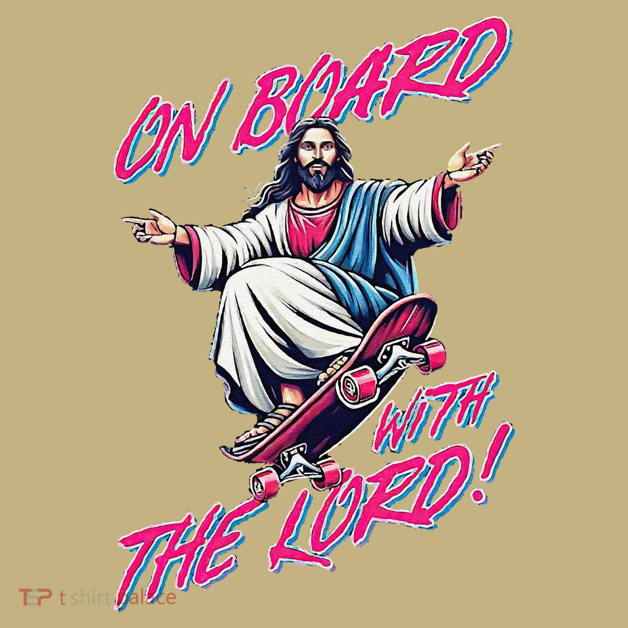 On Board With The Lord Jesus Mousepad