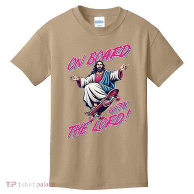 On Board With The Lord Jesus Kids T-Shirt
