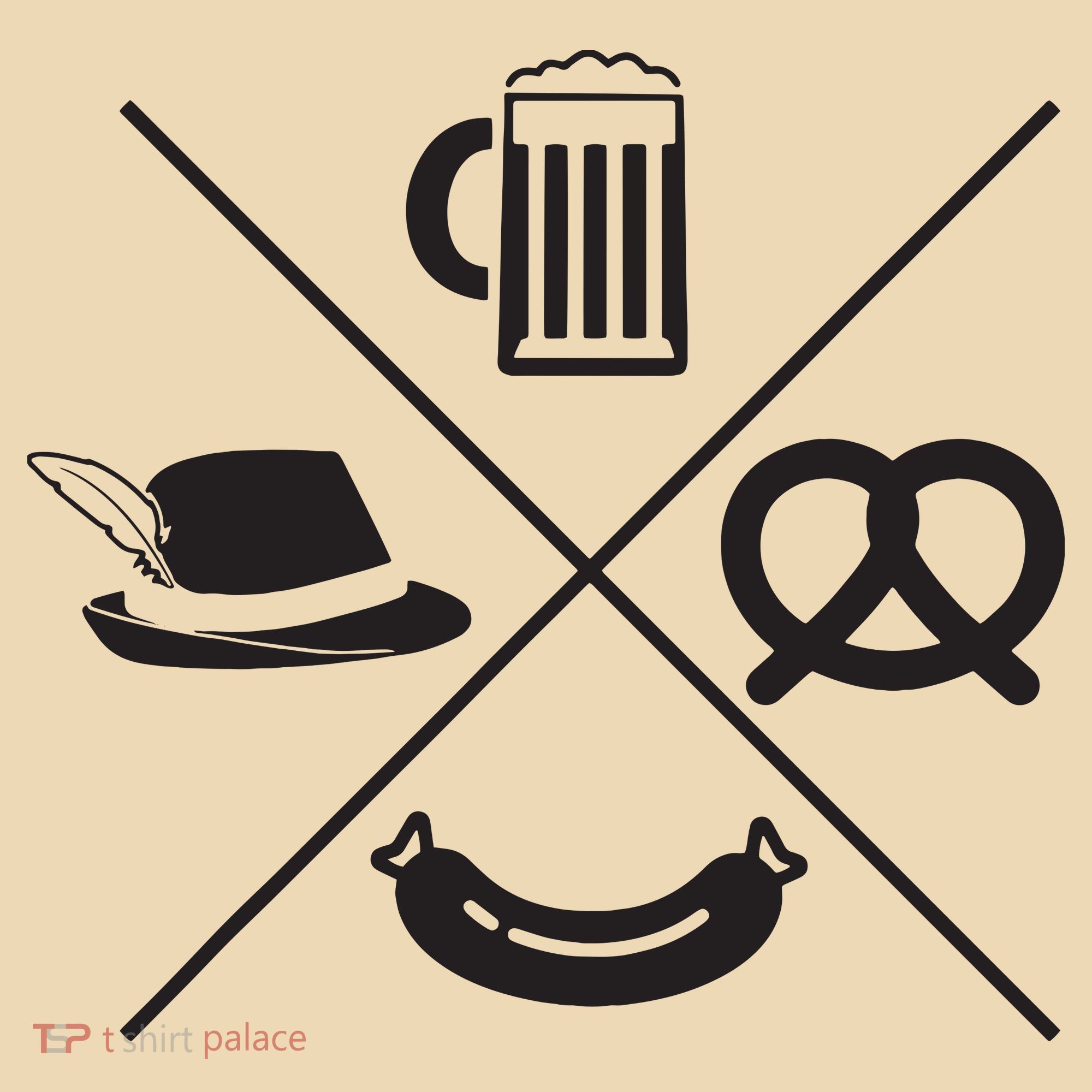 Oktoberfest Beer Wurst Pretzel Funny German Souvenir Gift Tote Bag
