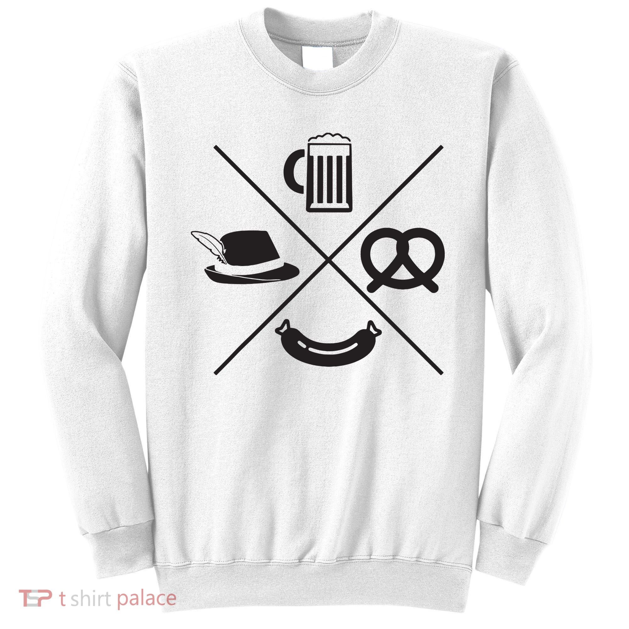 Oktoberfest Beer Wurst Pretzel Funny German Souvenir Gift Sweatshirt