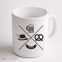 Oktoberfest Beer Wurst Pretzel Funny German Souvenir Gift Coffee Mug thumb 1