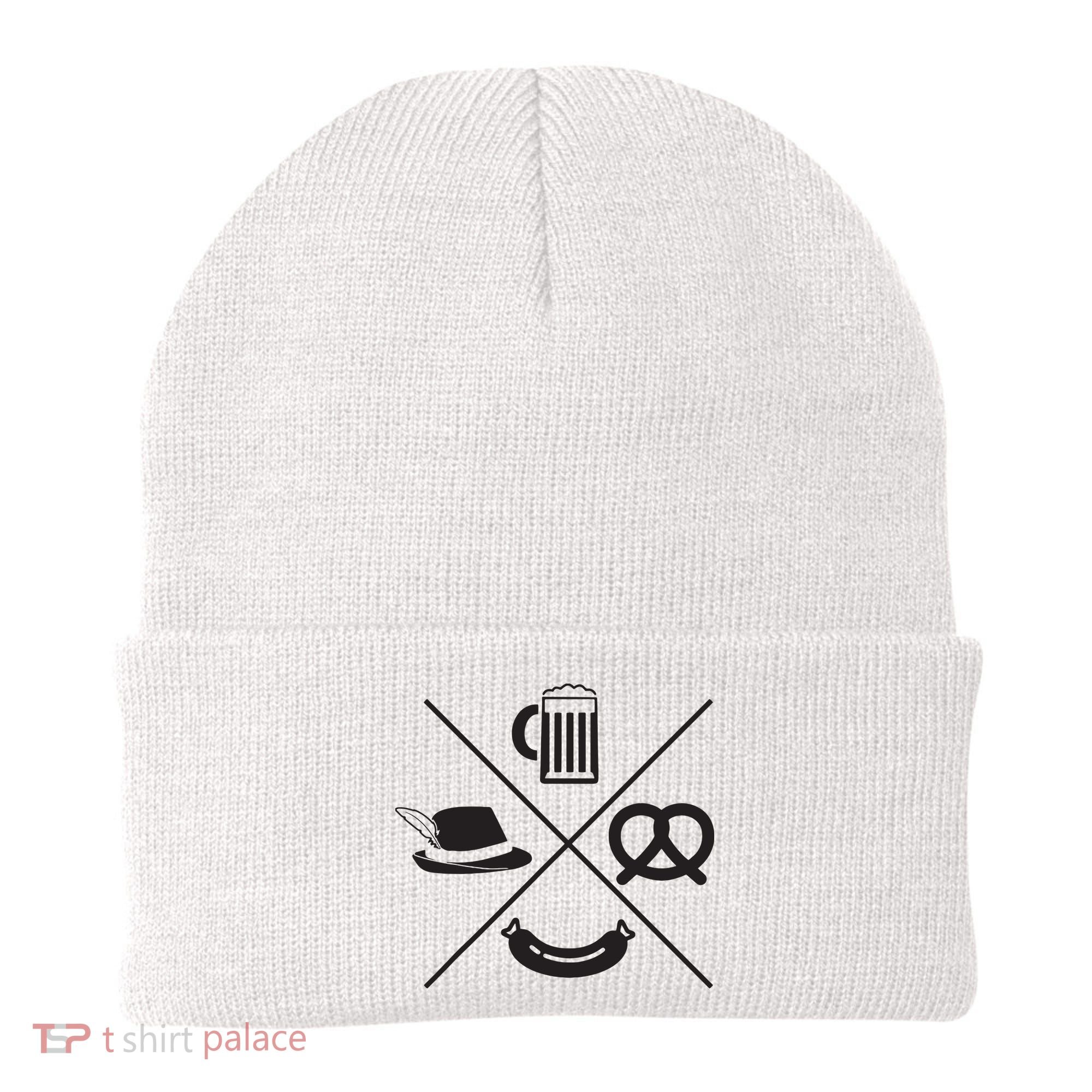 Oktoberfest Beer Wurst Pretzel Funny German Souvenir Gift Beanie