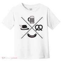 Oktoberfest Beer Wurst Pretzel Funny German Souvenir Gift Toddler T-Shirt thumb 0