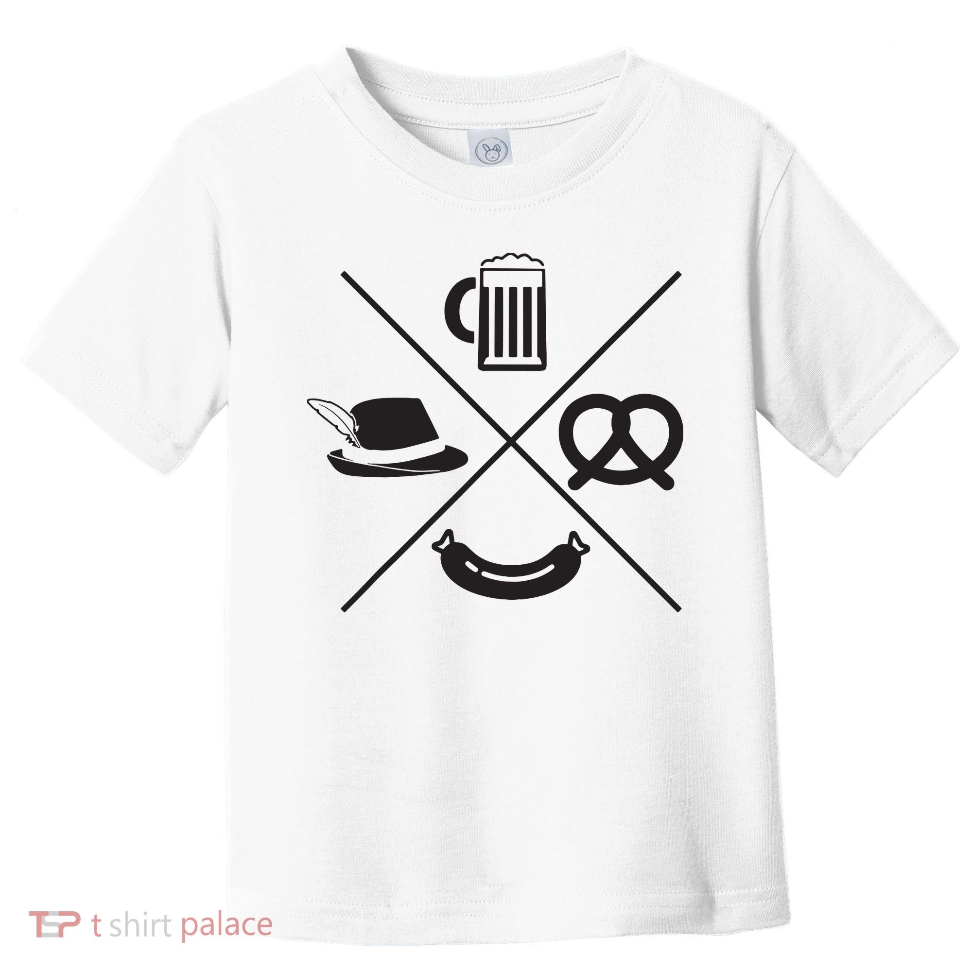 Oktoberfest Beer Wurst Pretzel Funny German Souvenir Gift Toddler T-Shirt