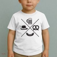 Oktoberfest Beer Wurst Pretzel Funny German Souvenir Gift Toddler T-Shirt thumb 2