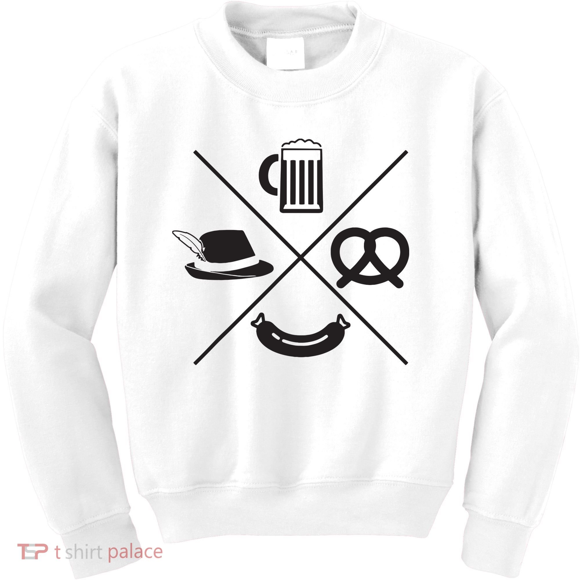 Oktoberfest Beer Wurst Pretzel Funny German Souvenir Gift Kids Sweatshirt