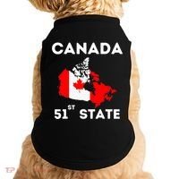 O Canada 51st State Funny Trump Canada Meme Doggie Tank thumb 0