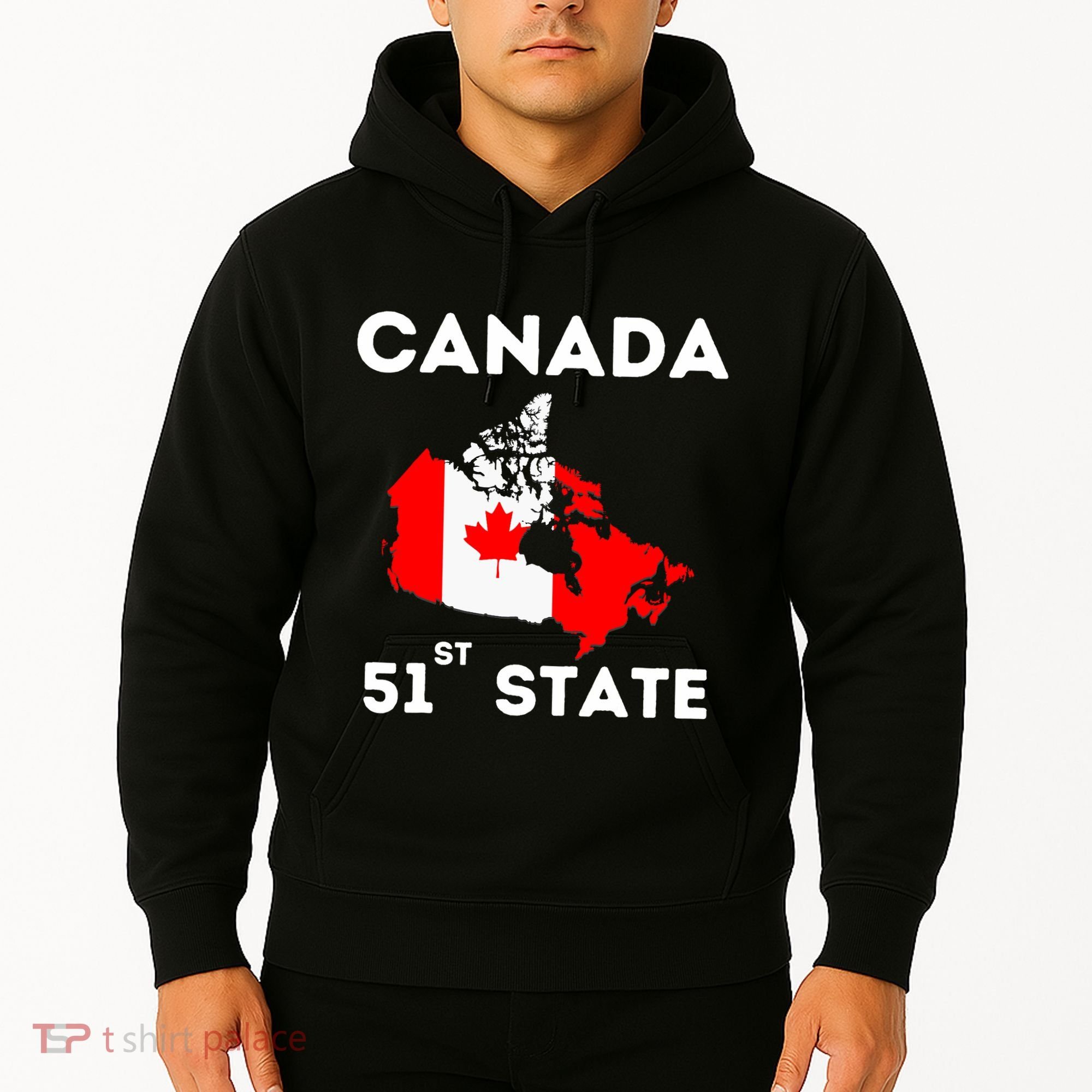O Canada 51st State Funny Trump Canada Meme Hoodie