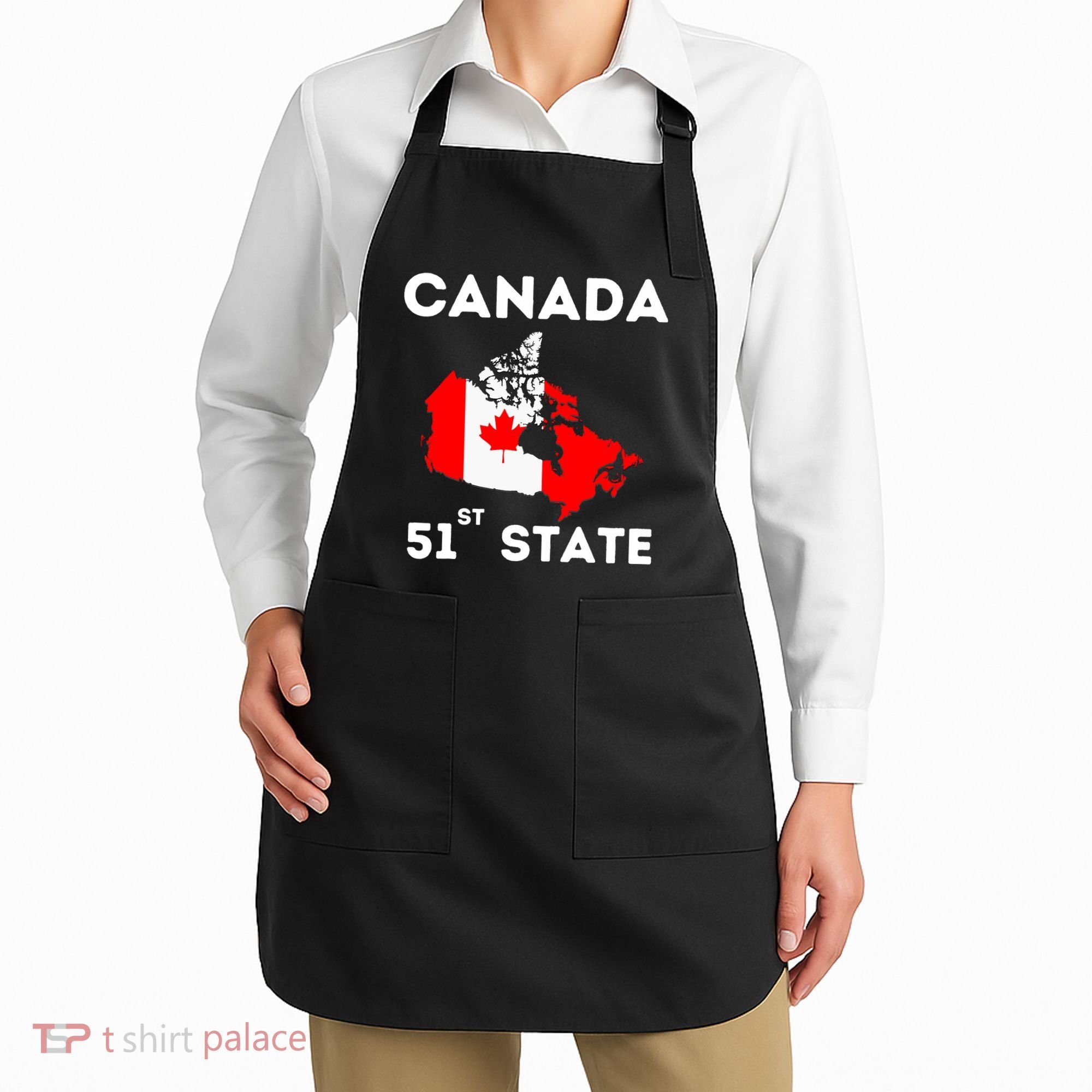 O Canada 51st State Funny Trump Canada Meme Apron