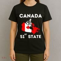 O Canada 51st State Funny Trump Canada Meme T-Shirt thumb 4