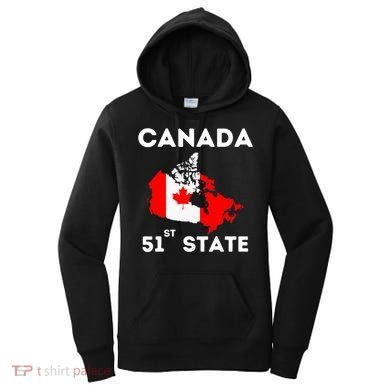 O Canada 51st State Funny Trump Canada Meme Women's Hoodie