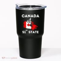 O Canada 51st State Funny Trump Canada Meme Tumbler thumb 0