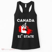 O Canada 51st State Funny Trump Canada Meme Women's Tank Top thumb 0