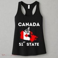 O Canada 51st State Funny Trump Canada Meme Women's Tank Top thumb 3