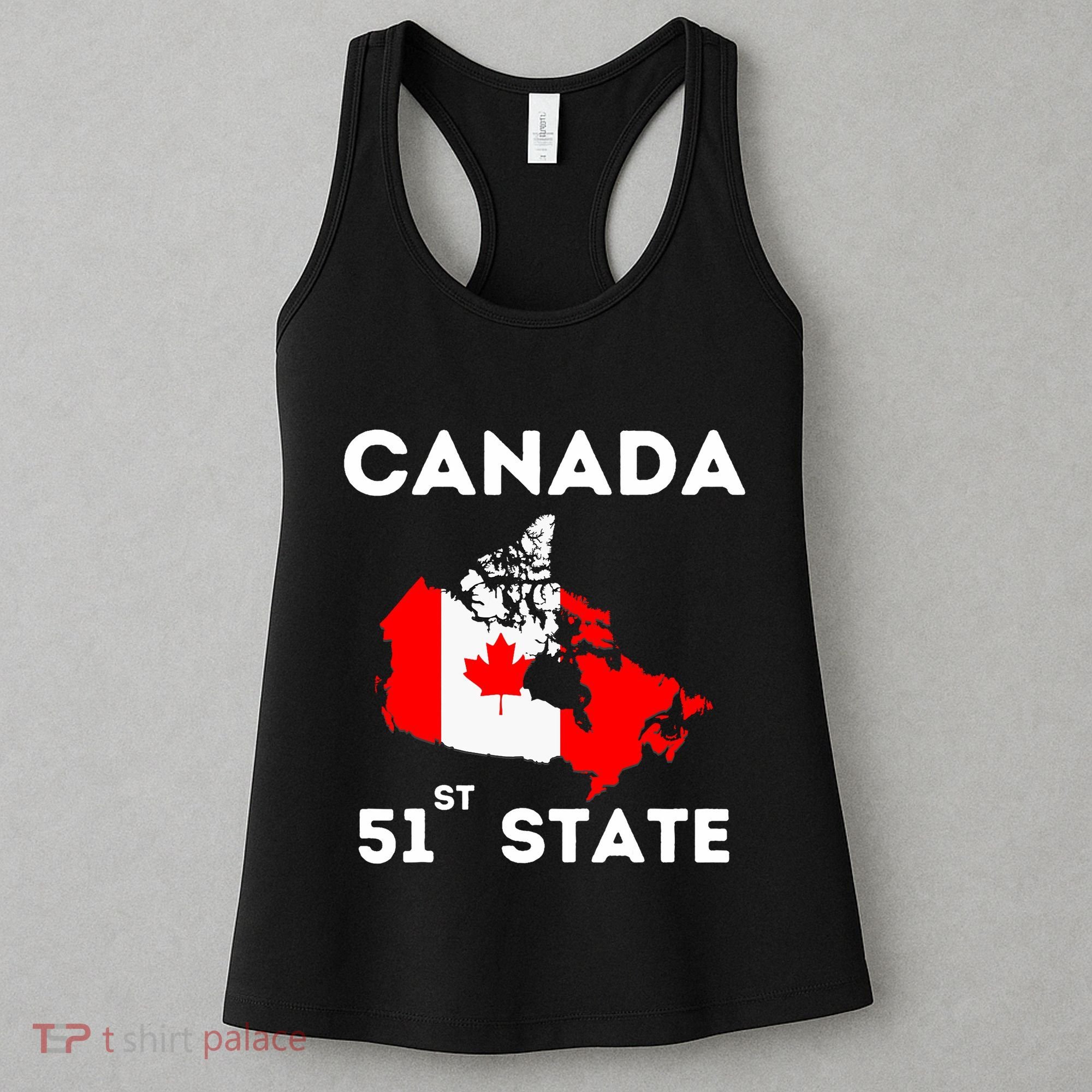 O Canada 51st State Funny Trump Canada Meme Women's Tank Top