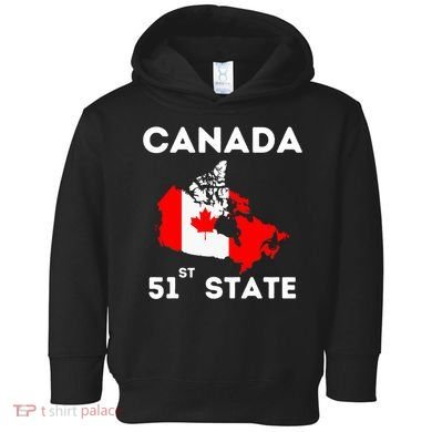 O Canada 51st State Funny Trump Canada Meme Toddler Hoodie