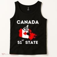O Canada 51st State Funny Trump Canada Meme Tank Top thumb 2