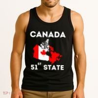 O Canada 51st State Funny Trump Canada Meme Tank Top thumb 3