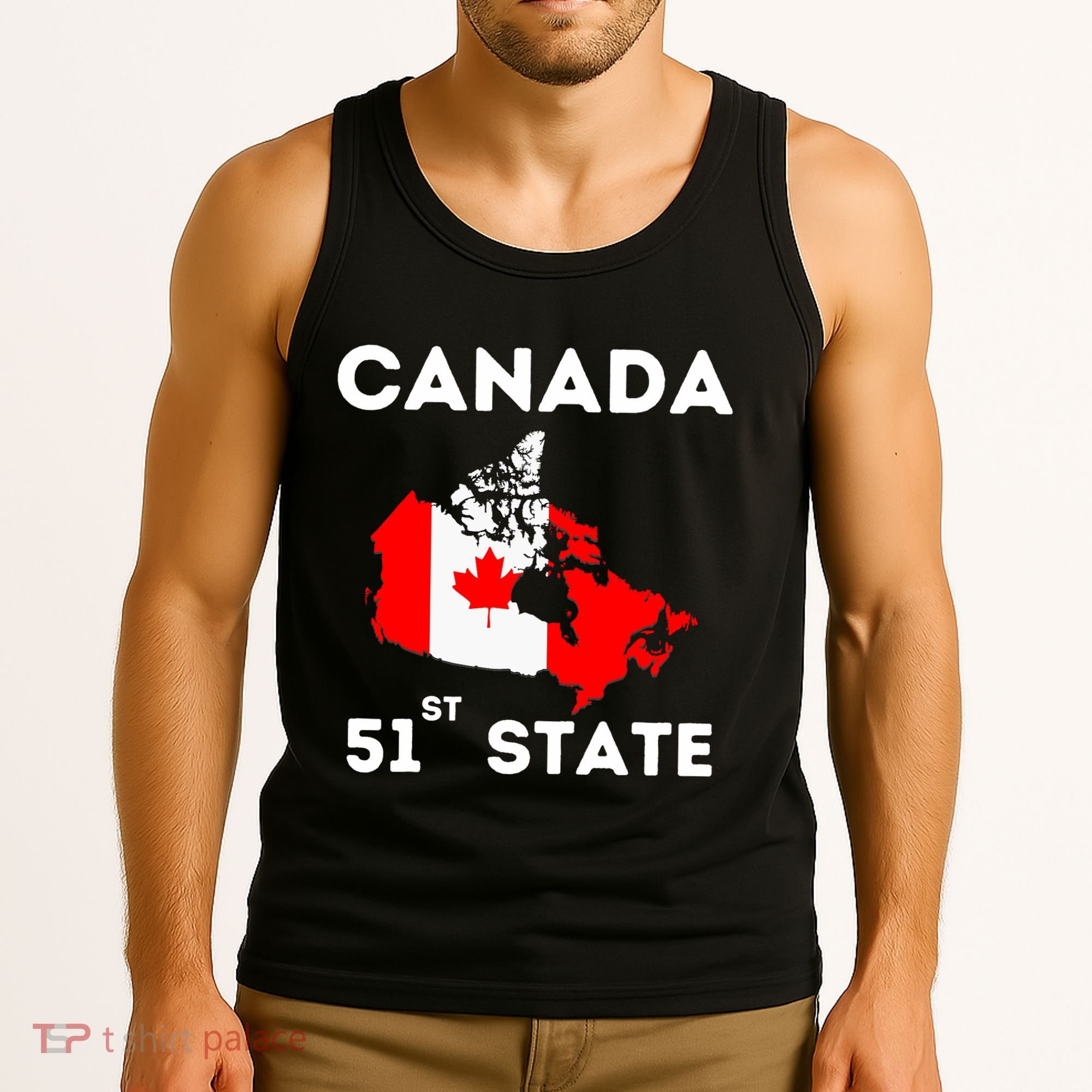 O Canada 51st State Funny Trump Canada Meme Tank Top