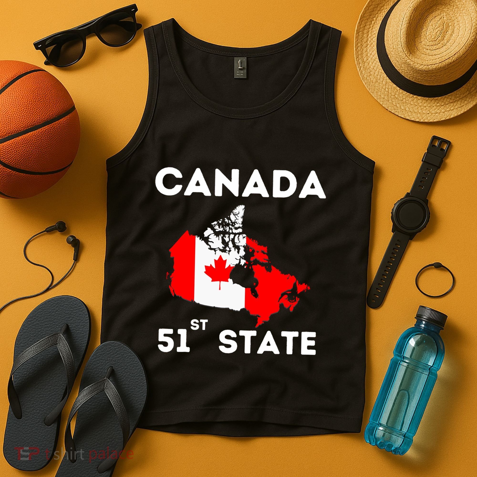O Canada 51st State Funny Trump Canada Meme Tank Top