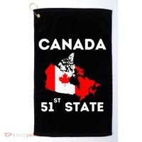 O Canada 51st State Funny Trump Canada Meme Golf Towel thumb 0