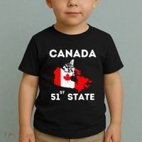 O Canada 51st State Funny Trump Canada Meme Toddler T-Shirt thumb 2