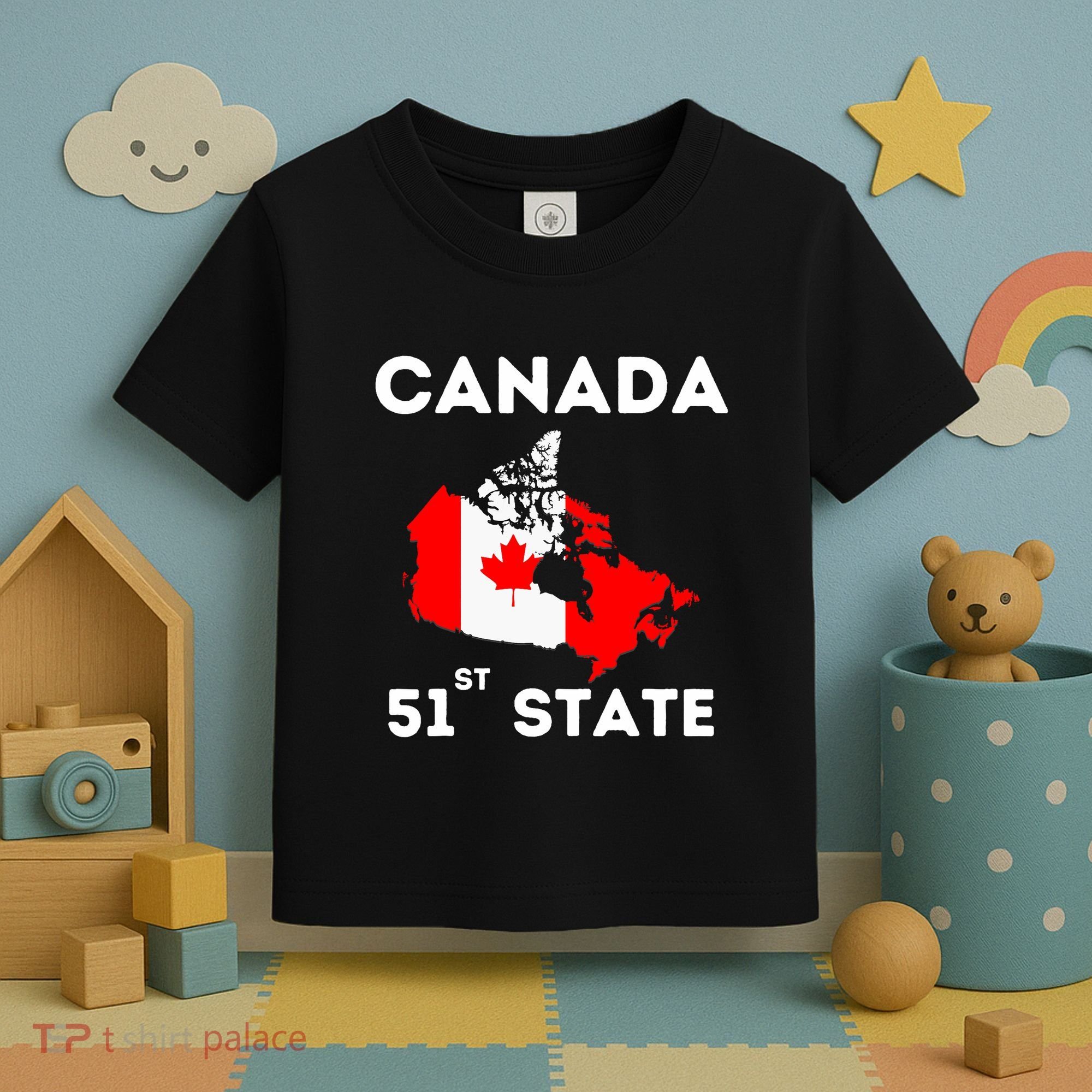 O Canada 51st State Funny Trump Canada Meme Toddler T-Shirt