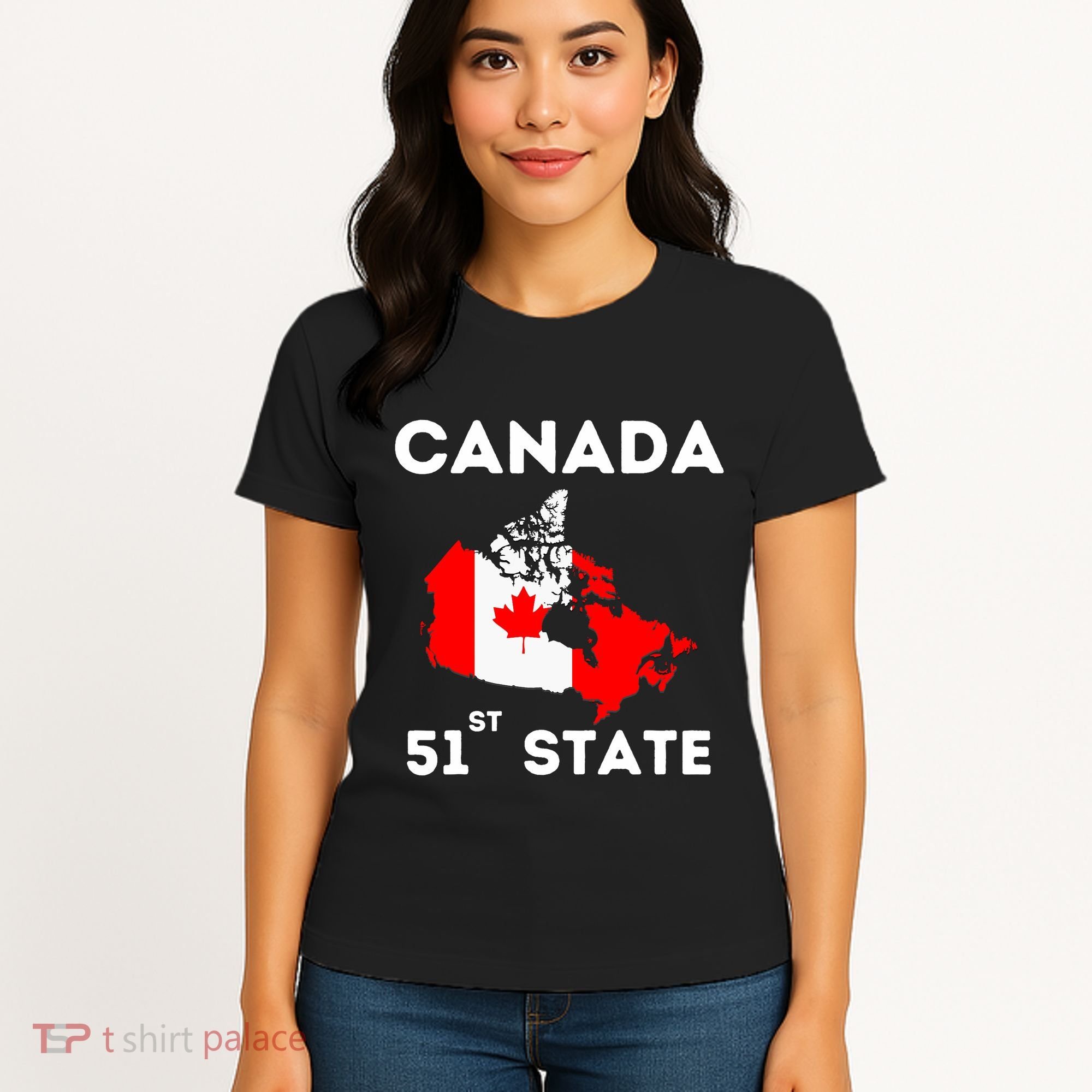 O Canada 51st State Funny Trump Canada Meme Women's T-Shirt