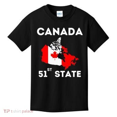 O Canada 51st State Funny Trump Canada Meme Kids T-Shirt