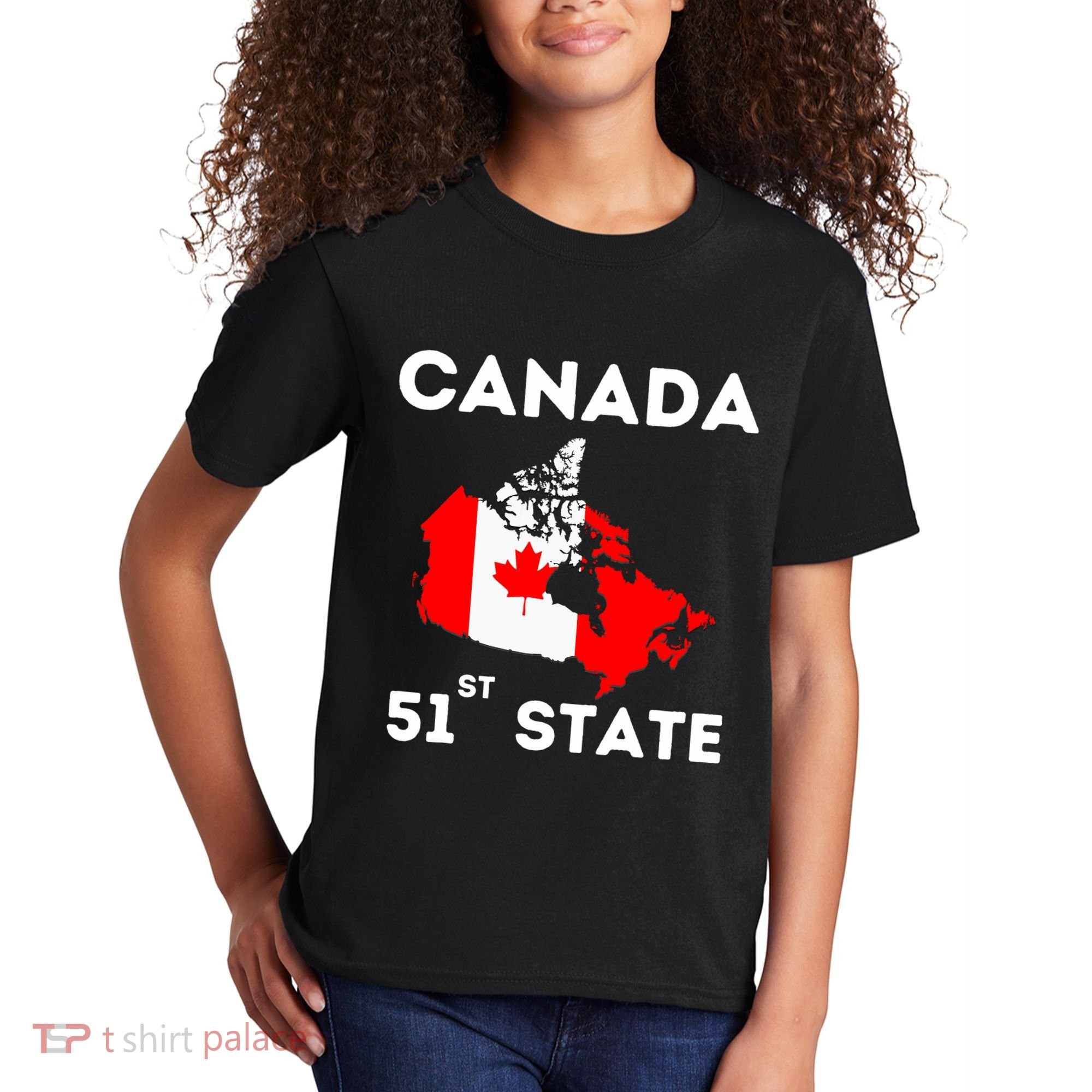 O Canada 51st State Funny Trump Canada Meme Kids T-Shirt