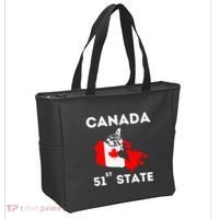 O Canada 51st State Funny Trump Canada Meme Tote Bag thumb 2