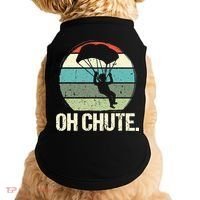 Oh Chute as a Funny Skydiving Doggie Tank thumb 0