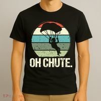 Oh Chute as a Funny Skydiving T-Shirt thumb 3