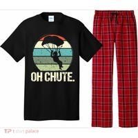 Oh Chute as a Funny Skydiving Pajama Set thumb 0