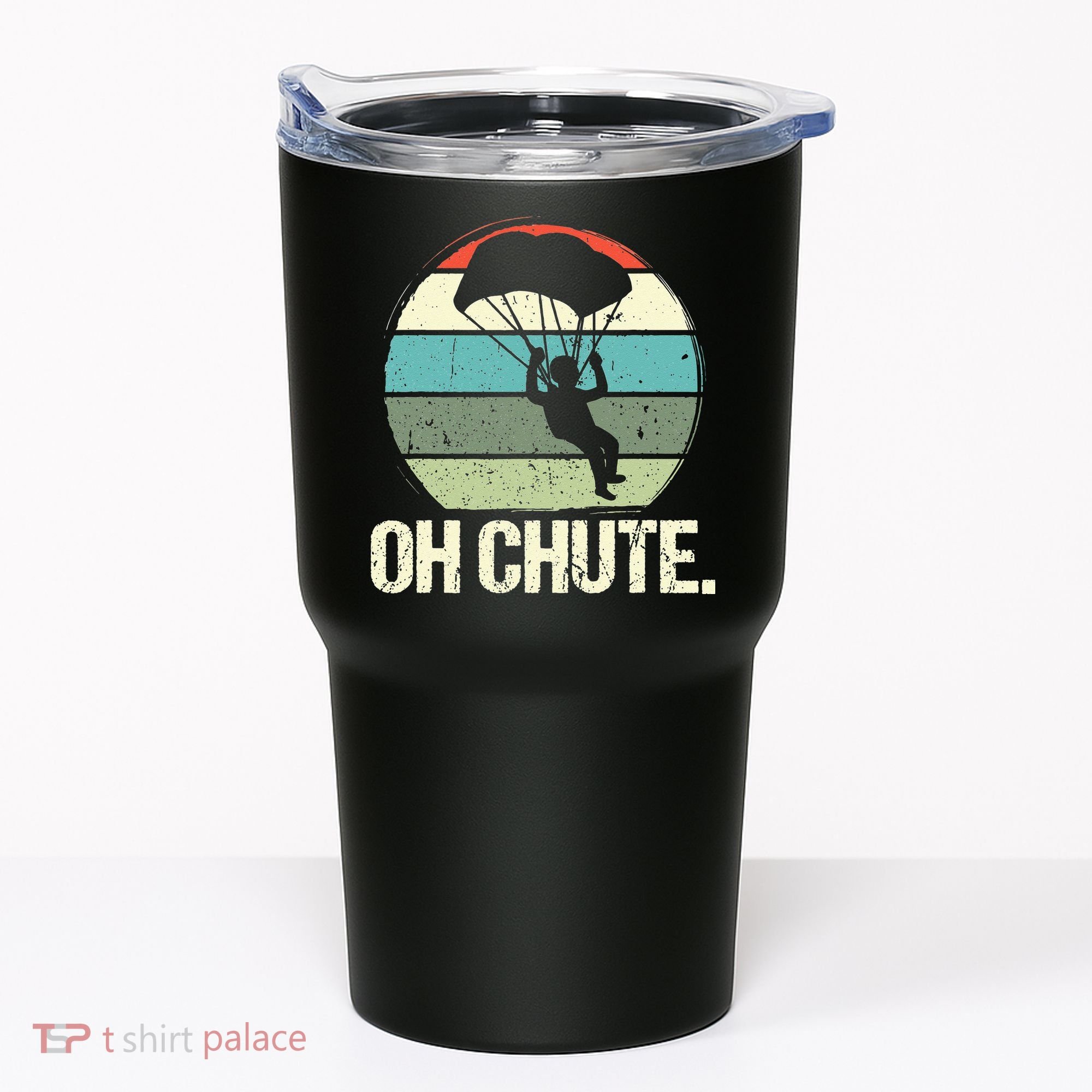 Oh Chute as a Funny Skydiving Tumbler